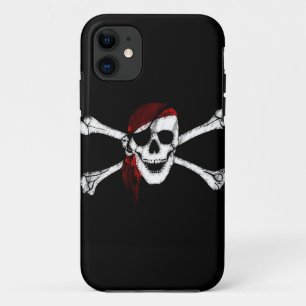 Pirate Skull and Crossbones iPhone 11 Case