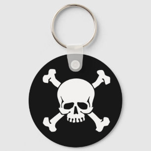 Pirate Skull and Crossbones Keychain