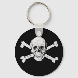 Pirate Skull and Crossbones Keychain