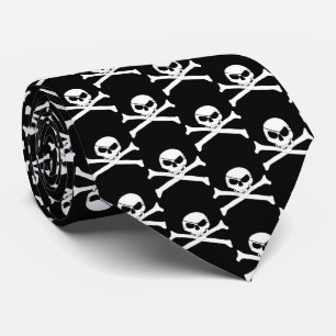 Pirate Skull and Crossbones Tie