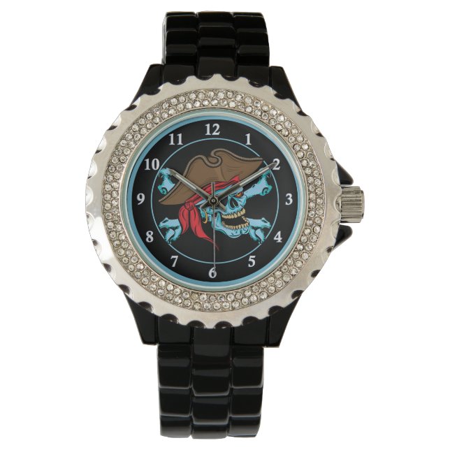 Pirate Skull and Crossbones Watch (Front)