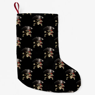 Pirate Skull And Hat Small Christmas Stocking