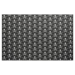 Pirate Skull and Sword Crossbones (TLAPD) Fabric
