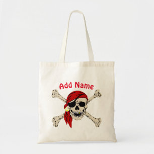 Pirate Skull and Swords, Jolly Roger Mini Tote Bag