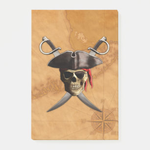 Pirate Skull And Swords Post-it Notes