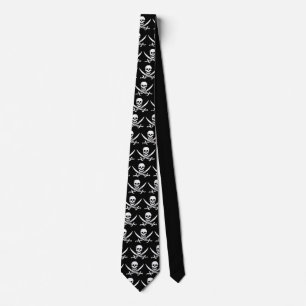 Pirate Skull and Swords Tie