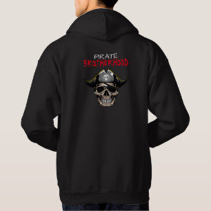 PIRATE SKULL BROTHERHOOD T-Shirt Hoodie