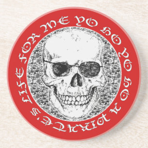 pirate skull coaster