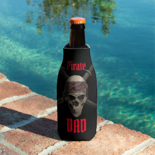 Pirate Skull DAD Can Cooler