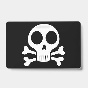 Pirate Skull Design Badge