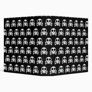 Pirate Skull Design Binder