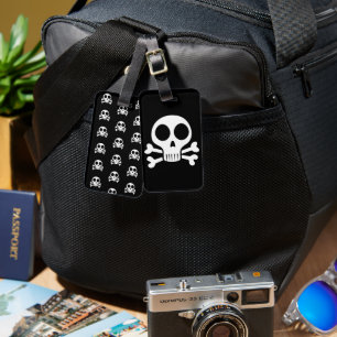 Pirate Skull Design Luggage Tag
