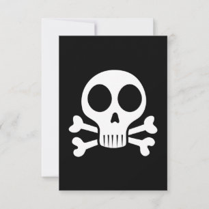 Pirate Skull Design Save The Date