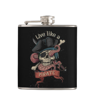 Pirate Skull flask
