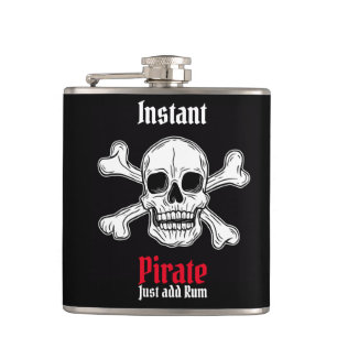 Pirate Skull flask