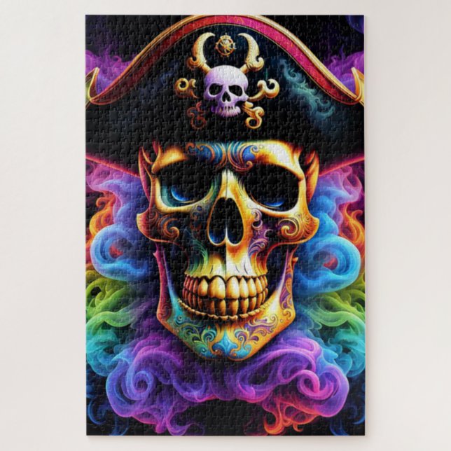 Pirate Skull Jigsaw Puzzle (Vertical)