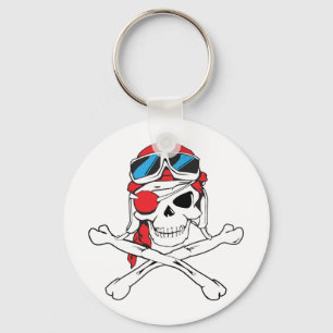 Pirate Skull Keychain