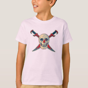 Pirate (Skull) - Kids' Basic Hanes Tagless Comfort T-Shirt