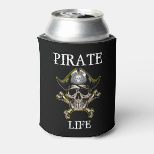 PIRATE SKULL LIFE CAN COOLER