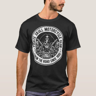 Pirate skull motor club T-Shirt
