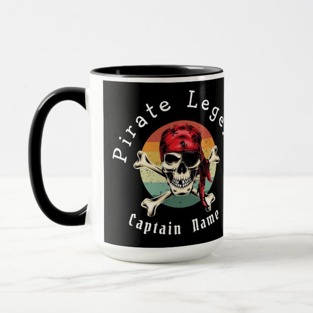 Pirate SKULL Mug (Left)