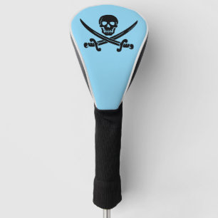 PIRATE SKULL N CROSS BONES GOLF HEAD COVER