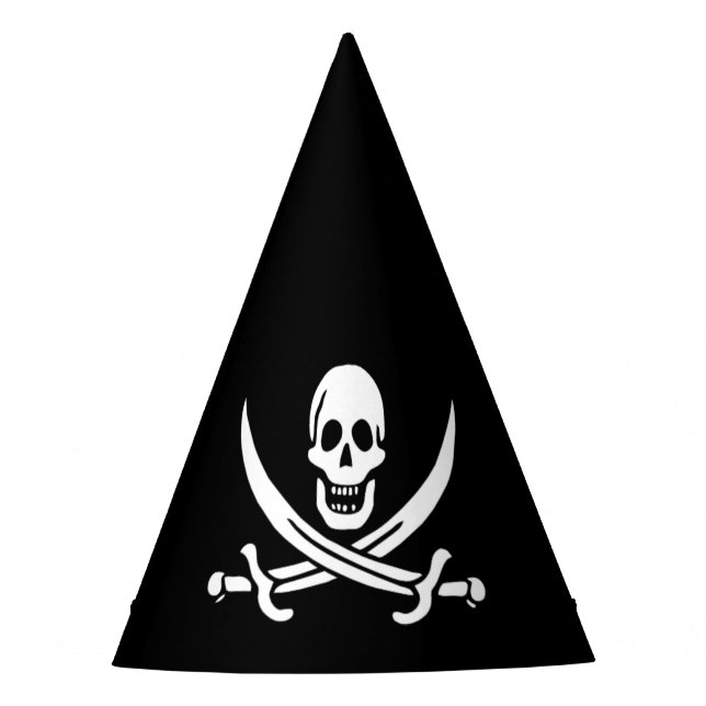 Pirate Skull Party Hat (Front)