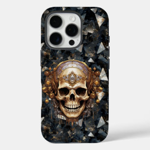Pirate Skull sur Diamants Noirs iPhone / coque ipa