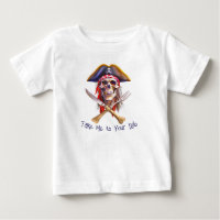 Pirate Skull Take Me to Your Lido for Kids