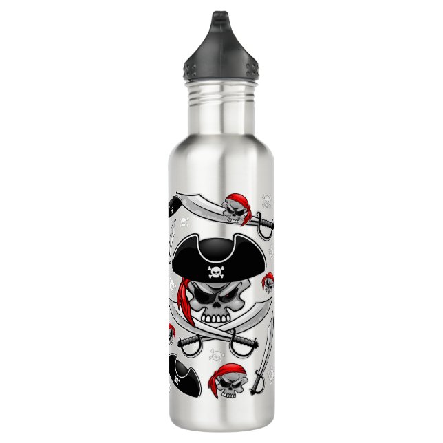 Pirate Skull with Crossed Sabres 710 Ml Water Bottle (Right)