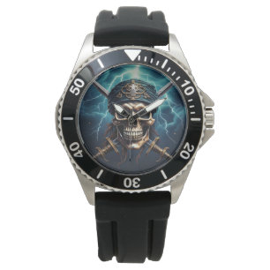 Pirate Skull with Swords Watch