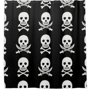 Pirate Skulls Crossbones Seamless Pattern