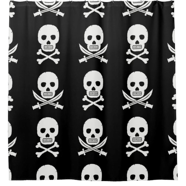 Pirate Skulls Crossbones Seamless Pattern (Front)