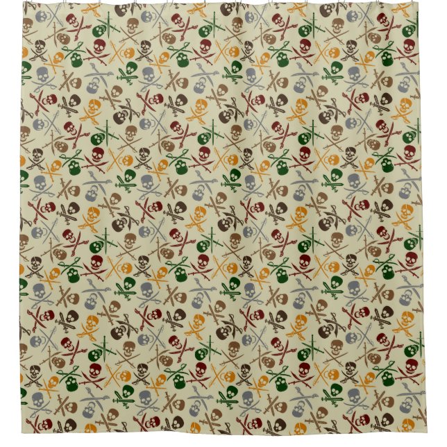 Pirate Skulls with Crossed Swords (Front)