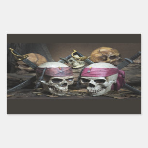 Pirate Skuls autocollants