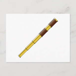 Pirate Spyglass Telescope Postcard