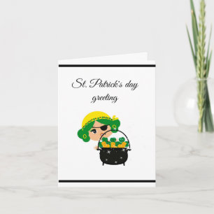 pirate st patrick's day card