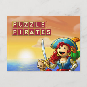 Pirate Sunset postcard