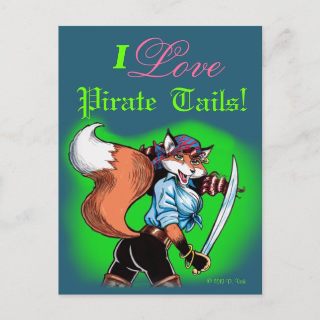 Pirate Tails Postcard (Front)