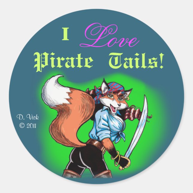 Pirate Tails Sticker (Front)