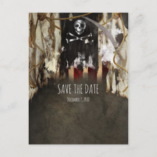 Pirate Thème Fête Invitations Enregistrer La Date