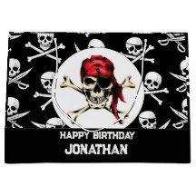 Pirate theme Party Adult Salty Pirates Skull