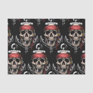 Pirate theme Party Adult Skull Nautical Tissue Paper