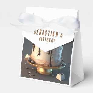 Pirate themed Cake Birthday Favor Box