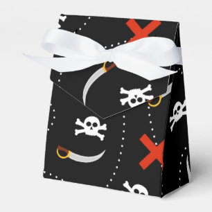 Pirate Treasure Map Game Cartoon Pattern Favor Box