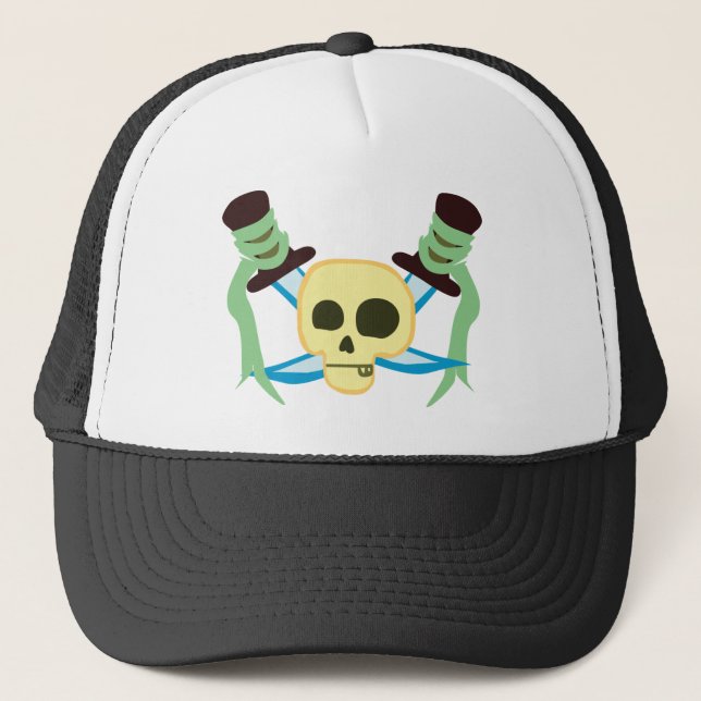 Pirate Trucker Hat (Front)