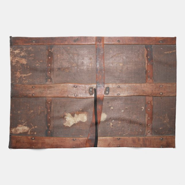 Pirate Trunk Kitchen Towel (Horizontal)