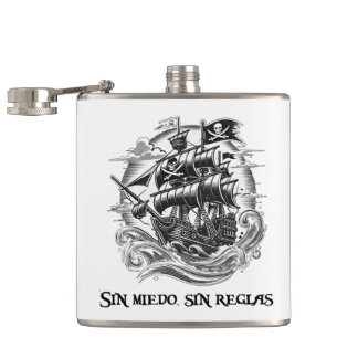Pirate & Vessel Hip Flask