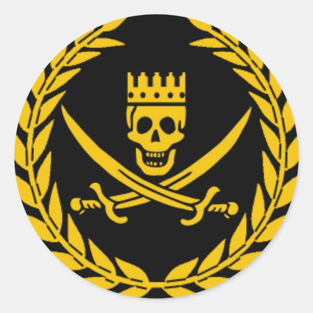 Pirate Victory Sticker - pack of 20 (Front)