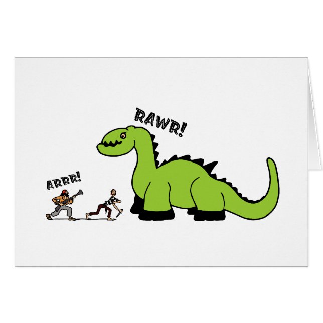 Pirate vs. Dinosaur (Front Horizontal)